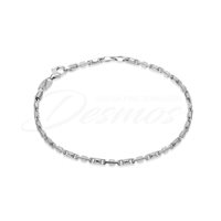 Bracciale Desmos Uomo in Argento HESHE SNAP W 19,5 - HESHE SNAP W 19,5
